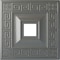 Ekena Millwork Eris Ceiling Medallion (Fits Canopies up to 9 7/8"), 18"W x 18"H x 3 1/2"ID x 1 1/8"P, Silver CM18ERSLS - alternate 1